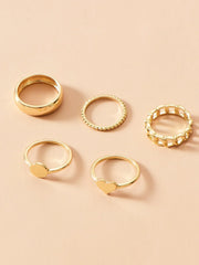 5pcs-heart-decor-ring