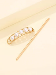 Faux Pearl Decor Hair Pin