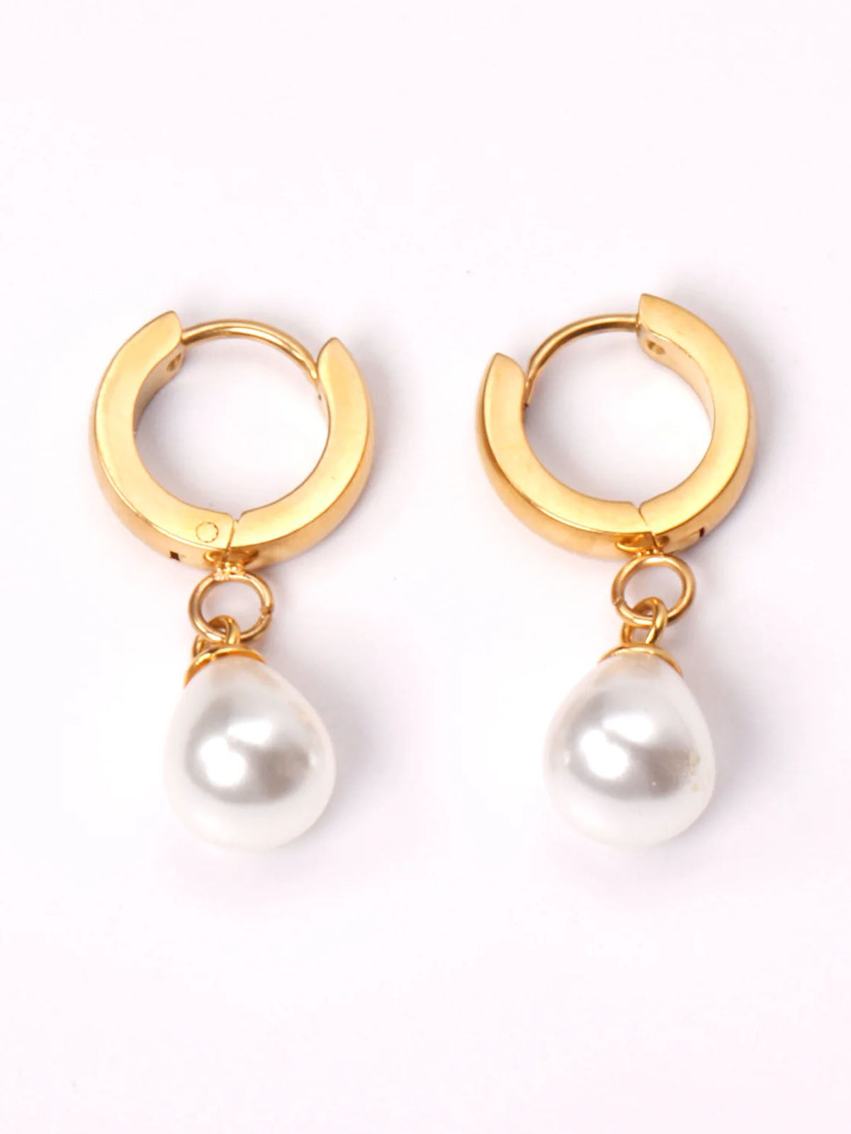 Stainless Steel Ball Earrings -