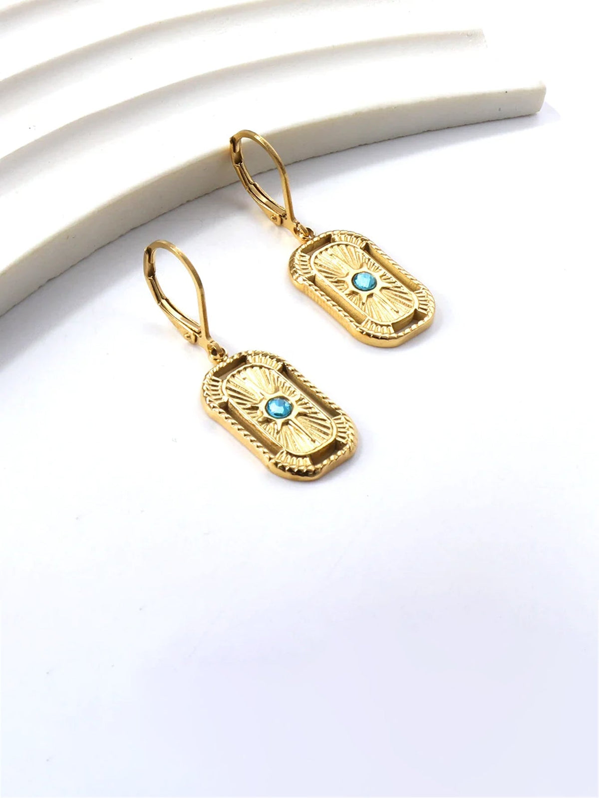 Pendant Flower Earrings -